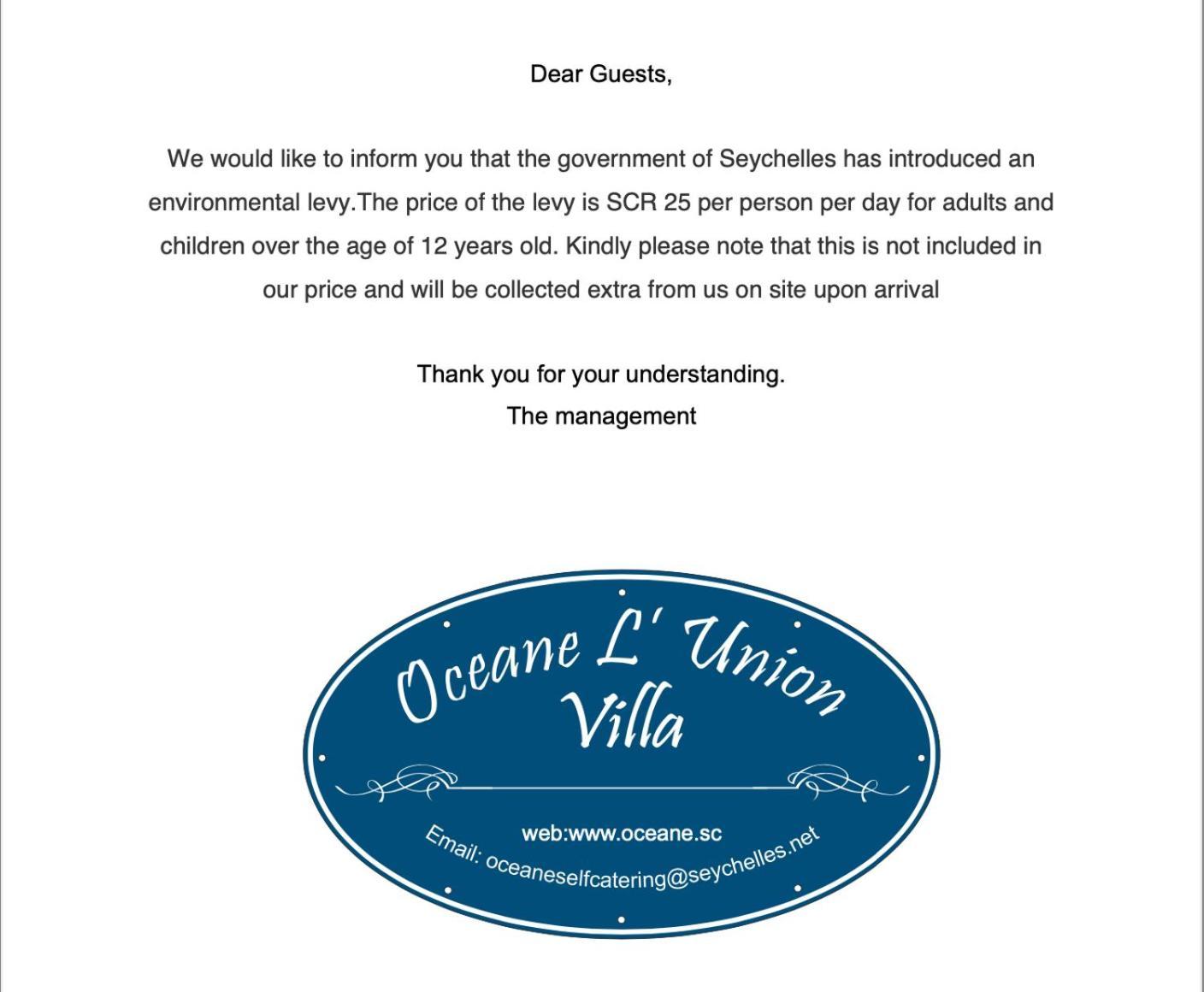 Oceane L'Union Villa La Digue Exterior foto